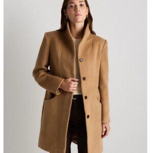 NWT Quince Wool Cashmere Cocoon Coat - Caramel - Size Medium